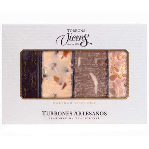 VICENS Surtido turrones 4 uds 320 g.