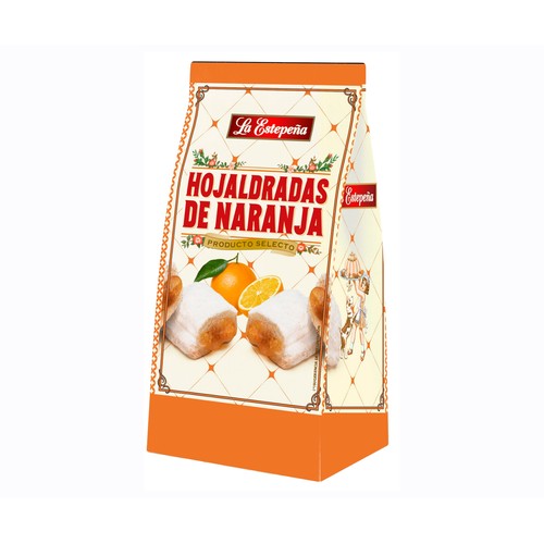 LA ESTEPEÑA Hojaldradas rellenas de naranja 400 g.